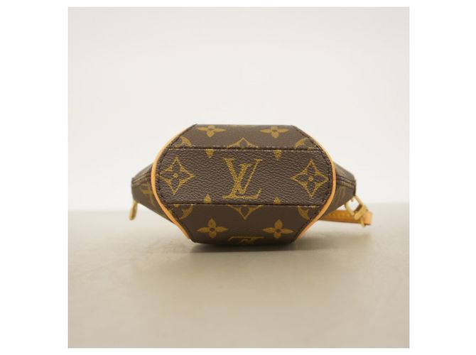 Pochette Mini Ellipse Monogramma Louis Vuitton Marrone - vista 3