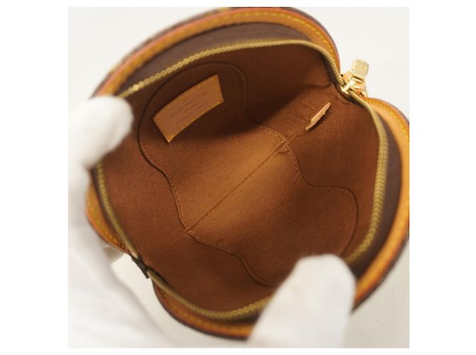 Pochette Mini Ellipse Monogramma Louis Vuitton Marrone - vista 4