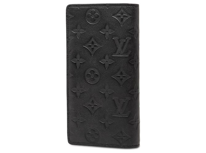 Cartera Brazza Monogram Shadow Negra Louis Vuitton Negro - vista 2