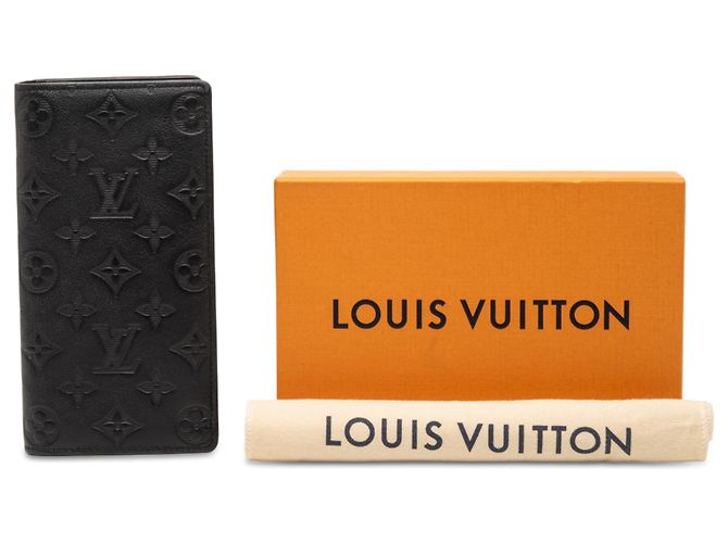 Cartera Brazza Monogram Shadow Negra Louis Vuitton Negro - vista 8