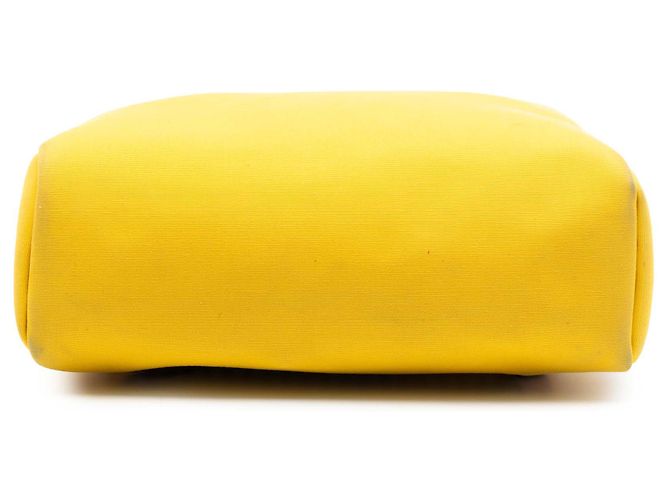 Zaino Zip Retourne Herbag A Dos in Tela Gialla Hermès Giallo - vista 3