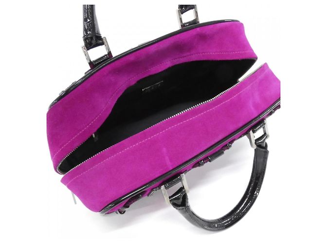 Borsa Loewe Amazona 28 cm Porpora - vista 8