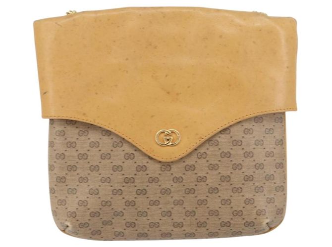 Borsa a spalla Micro GG supreme in tela GG di Gucci Beige - vista 2