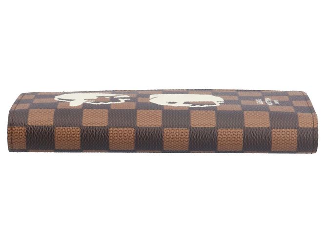 Cartera larga Louis Vuitton Pharrell Williams & NIGO Collaboration Castaño - vista 3