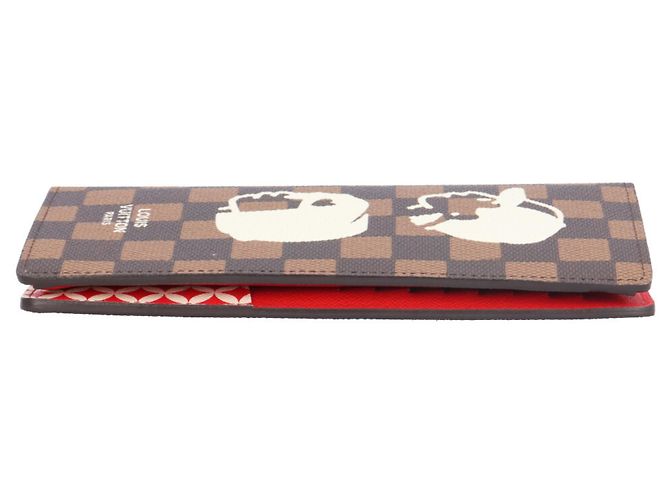 Cartera larga Louis Vuitton Pharrell Williams & NIGO Collaboration Castaño - vista 4