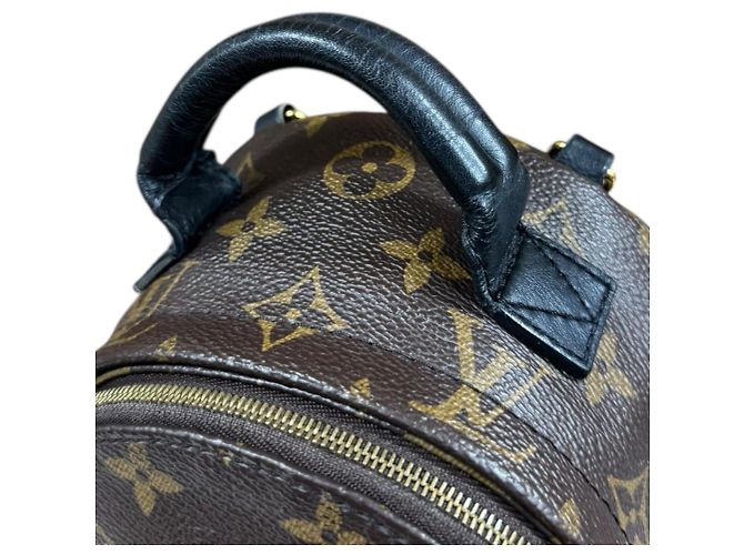 Louis Vuitton Palm Springs MINI Monogram Canvas Backpack Brown - view 11