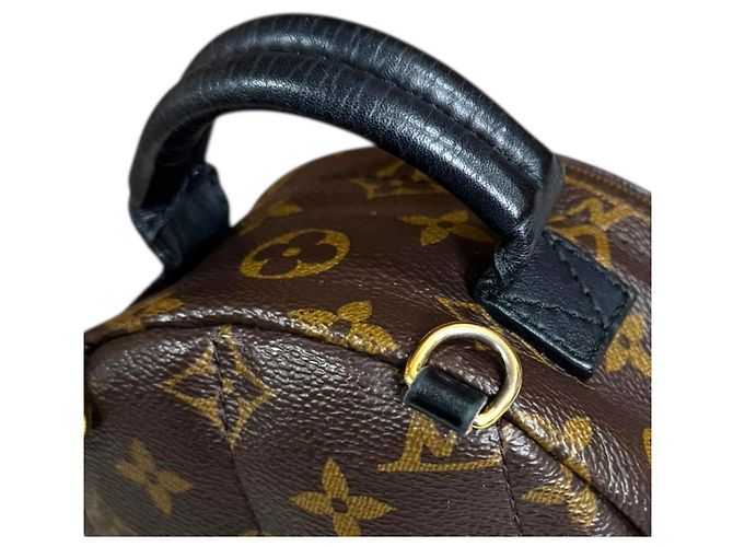 Louis Vuitton Palm Springs MINI Monogram Canvas Backpack Brown - view 12