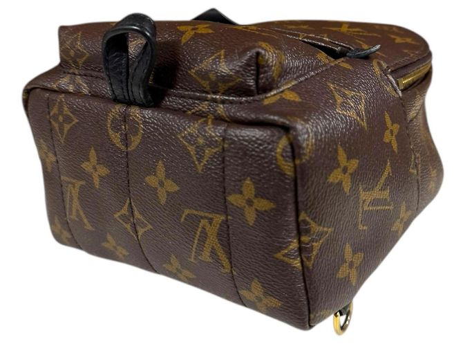 Louis Vuitton Palm Springs MINI Monogram Canvas Backpack Brown - view 6
