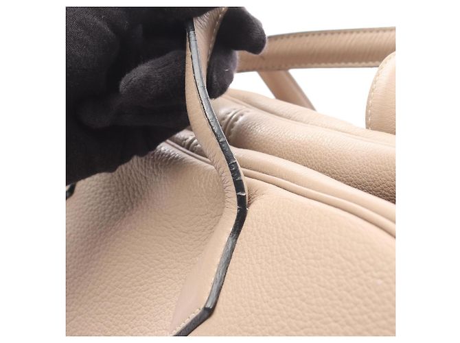 Borsa Hermès Victoria 35 Beige - vista 13
