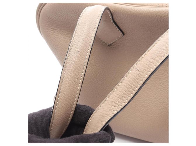 Borsa Hermès Victoria 35 Beige - vista 15