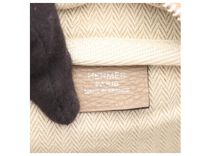 Borsa Hermès Victoria 35 Beige - vista 4