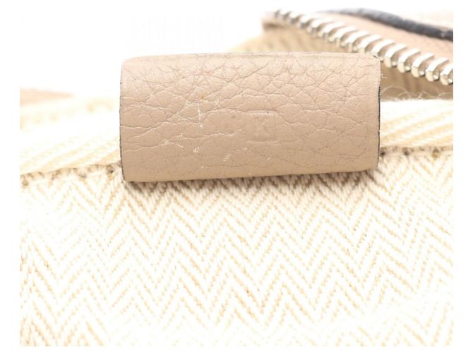 Borsa Hermès Victoria 35 Beige - vista 5