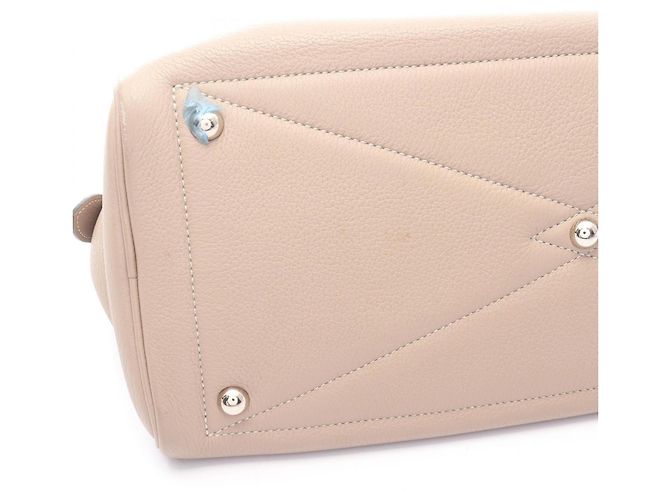 Borsa Hermès Victoria 35 Beige - vista 9