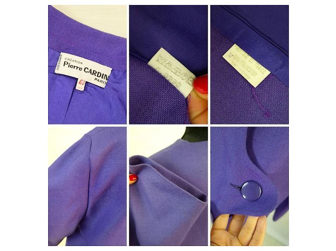 Chaqueta morada estilo Space Age de Pierre Cardin Morado oscuro - vista 11