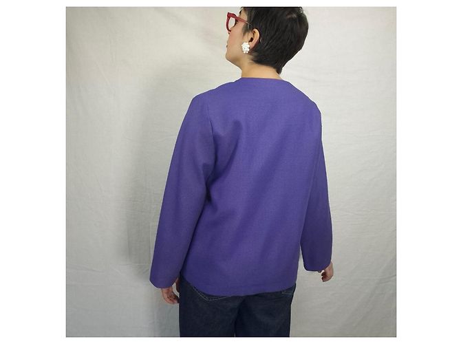 Chaqueta morada estilo Space Age de Pierre Cardin Morado oscuro - vista 8