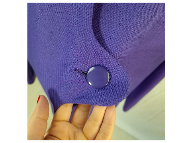 Chaqueta morada estilo Space Age de Pierre Cardin Morado oscuro - vista 9