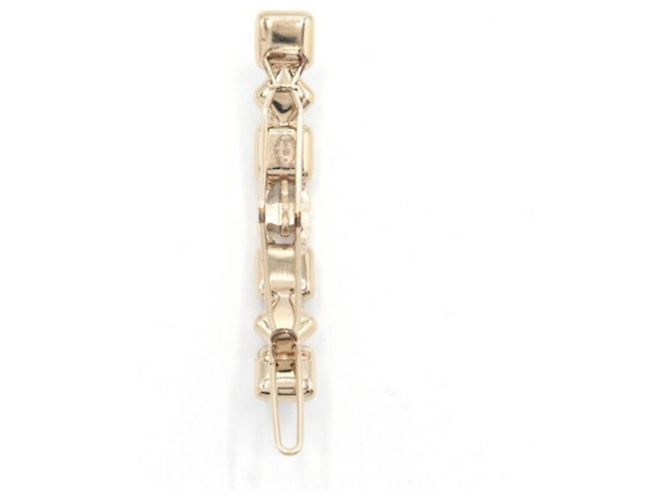 Clip para el cabello de strass dorado Chanel - vista 2