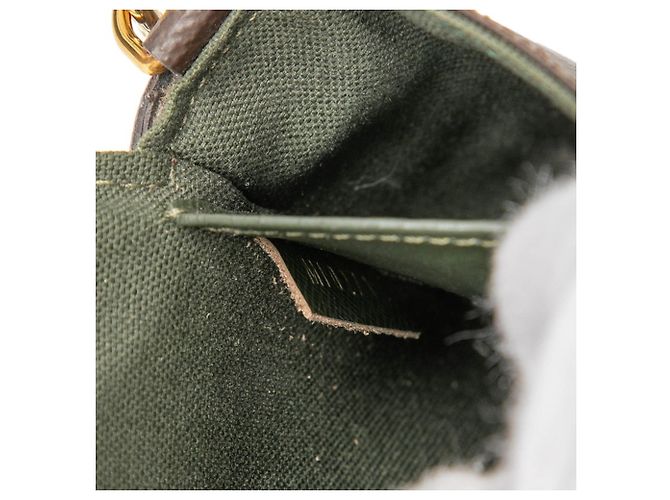 Borsa a Spalla Monogram Multi Pochette Felicie di Louis Vuitton Marrone Verde Cachi - vista 6