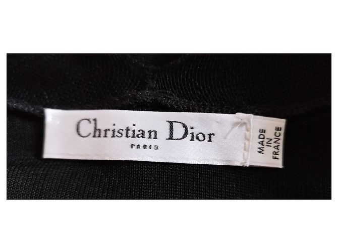 Abito nero Dior, decorato con ricami di perle e strass PAP - Crociera 2008 - vista 11
