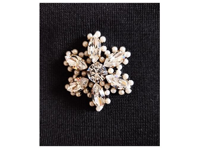 Abito nero Dior, decorato con ricami di perle e strass PAP - Crociera 2008 - vista 9