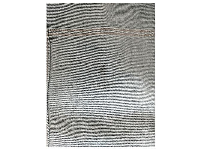 Balenciaga Denim Jacket with Graffiti Print - view 15