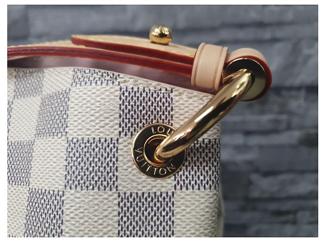 Louis Vuitton Graceful MM Azur Rosa FullSet Aus weiß - Ansicht 2