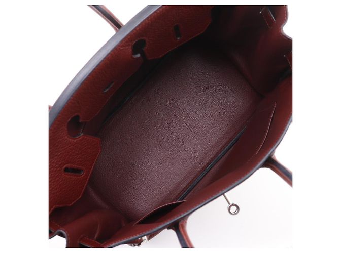 Hermès Hermes Birkin Rosso Clemence con Hardware in Palladio 35 - vista 6