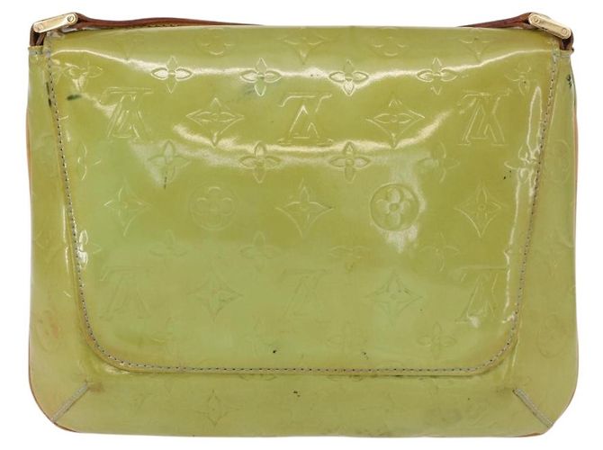 Borsa Louis Vuitton Thompson Street Monogram Vernis Media Blu - vista 2