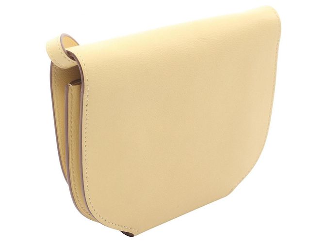 Hermès Mini Convoyeur Schultertasche Gelb - Ansicht 2