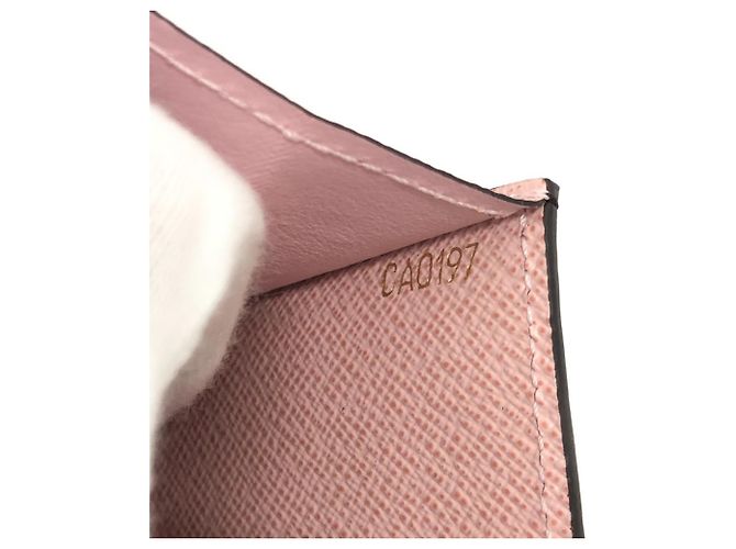 Louis Vuitton Monogramm Langgeldbörse Braun Pink - Ansicht 12