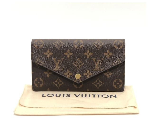 Louis Vuitton Monogramm Langgeldbörse Braun Pink - Ansicht 17