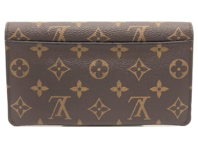 Louis Vuitton Monogramm Langgeldbörse Braun Pink - Ansicht 2