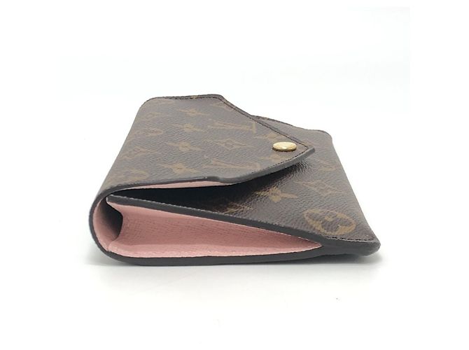 Louis Vuitton Monogramm Langgeldbörse Braun Pink - Ansicht 3