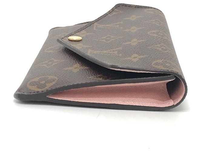 Louis Vuitton Monogramm Langgeldbörse Braun Pink - Ansicht 4