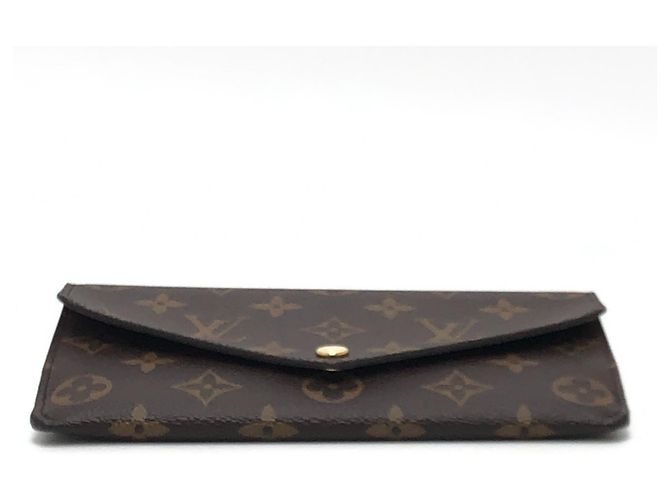 Louis Vuitton Monogramm Langgeldbörse Braun Pink - Ansicht 6