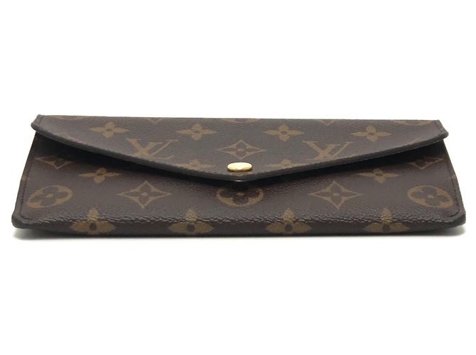Louis Vuitton Monogramm Langgeldbörse Braun Pink - Ansicht 7