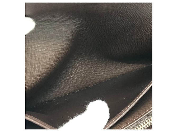 Sarah Louis Vuitton Damier Ebene Langbörse Braun - Ansicht 13