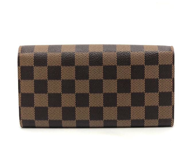 Sarah Louis Vuitton Damier Ebene Langbörse Braun - Ansicht 2