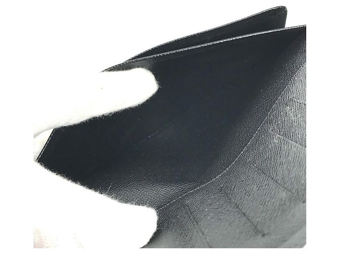 Cartera Larga Taiga Louis Vuitton Negro Gris - vista 10