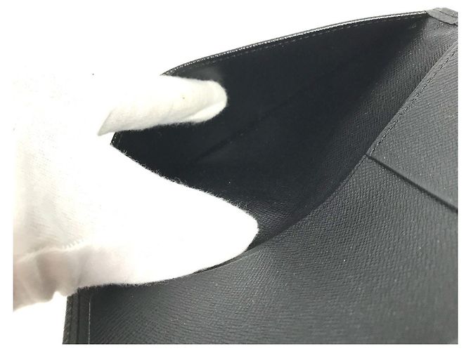 Cartera Larga Taiga Louis Vuitton Negro Gris - vista 11