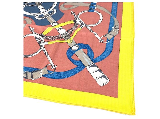 Sciarpa/Scialle Hermès Pellier Carré Jean 140 Multicolore - vista 10