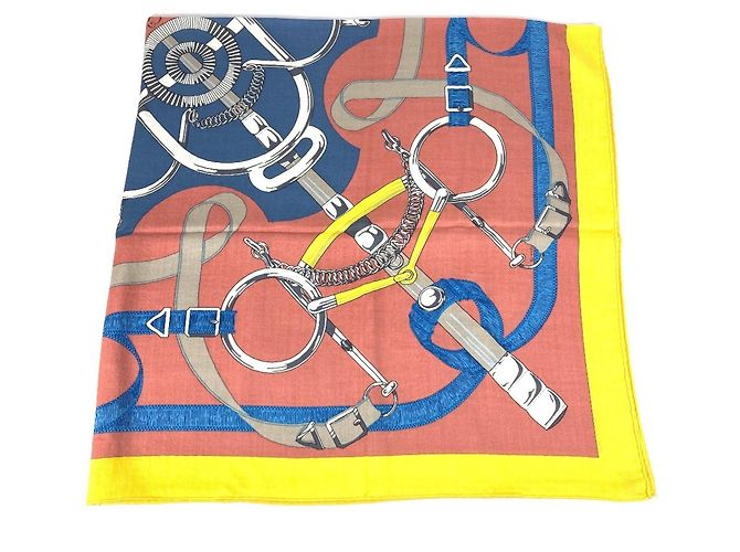 Sciarpa/Scialle Hermès Pellier Carré Jean 140 Multicolore - vista 3