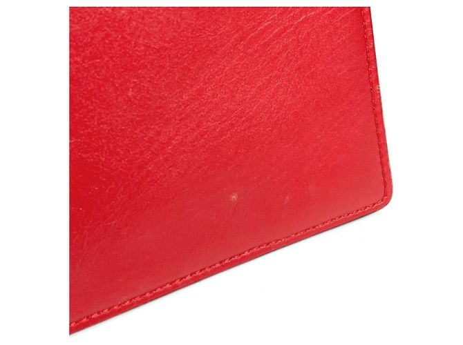 Clutch Gucci GG Supreme Dog Bosco Appliqué Rosso Beige - vista 10