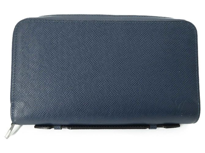 Zippy Louis Vuitton Taiga Long Wallet Navy blue - view 2