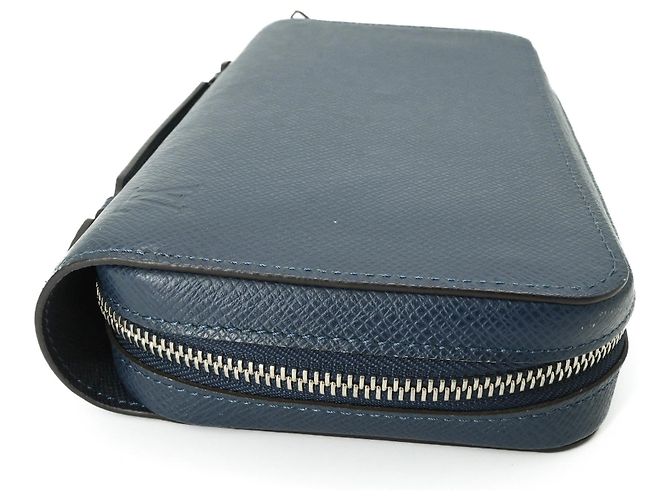Zippy Louis Vuitton Taiga Long Wallet Navy blue - view 5