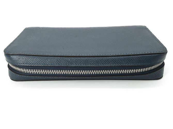 Zippy Louis Vuitton Taiga Long Wallet Navy blue - view 7