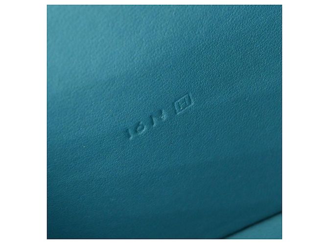 Cartera Larga Dogon Duo GM de Hermès en Jean Azul - vista 12