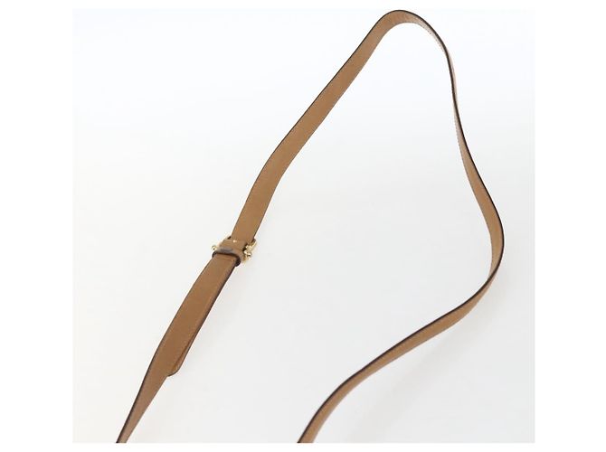 Céline Borsa a Spalla in Tela Macadam CELINE PVC Beige Oro Auth 161609 D'oro - vista 8