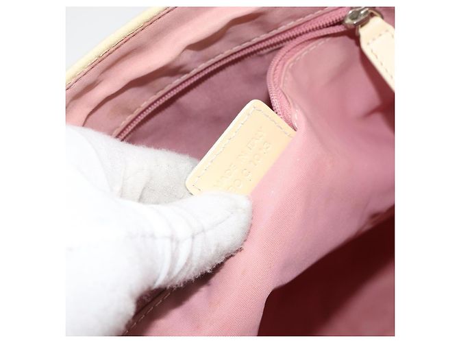 Christian Dior Trotter Canvas Tote Bag PVC Rosa Silber Authentisch hk3319 - Ansicht 12