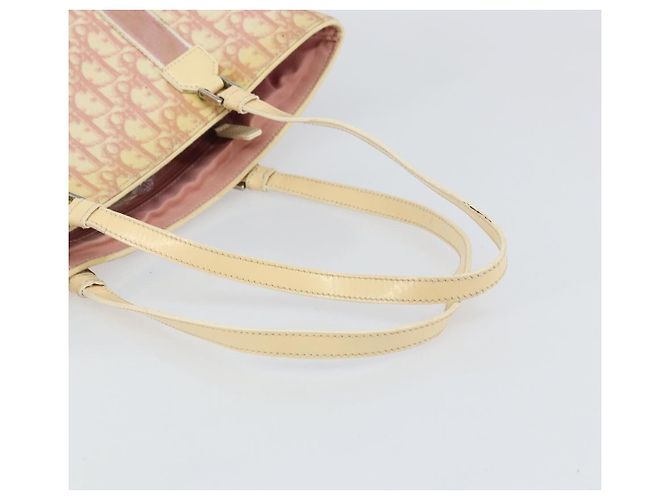 Christian Dior Trotter Canvas Tote Bag PVC Rosa Silber Authentisch hk3319 - Ansicht 7